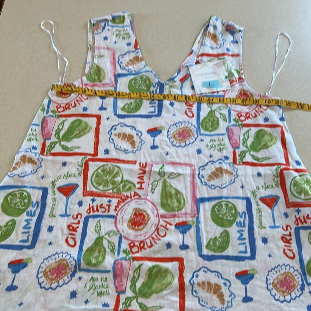 Cynthia Rowley “Girls Just Want to Have Brunch” Dress with Colorful Fruit Print - Picture 14 of 17